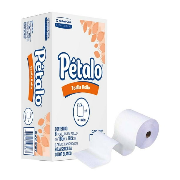 Toalla de Papel Pétalo Kimberly-Clark rollo de  180 m c/u