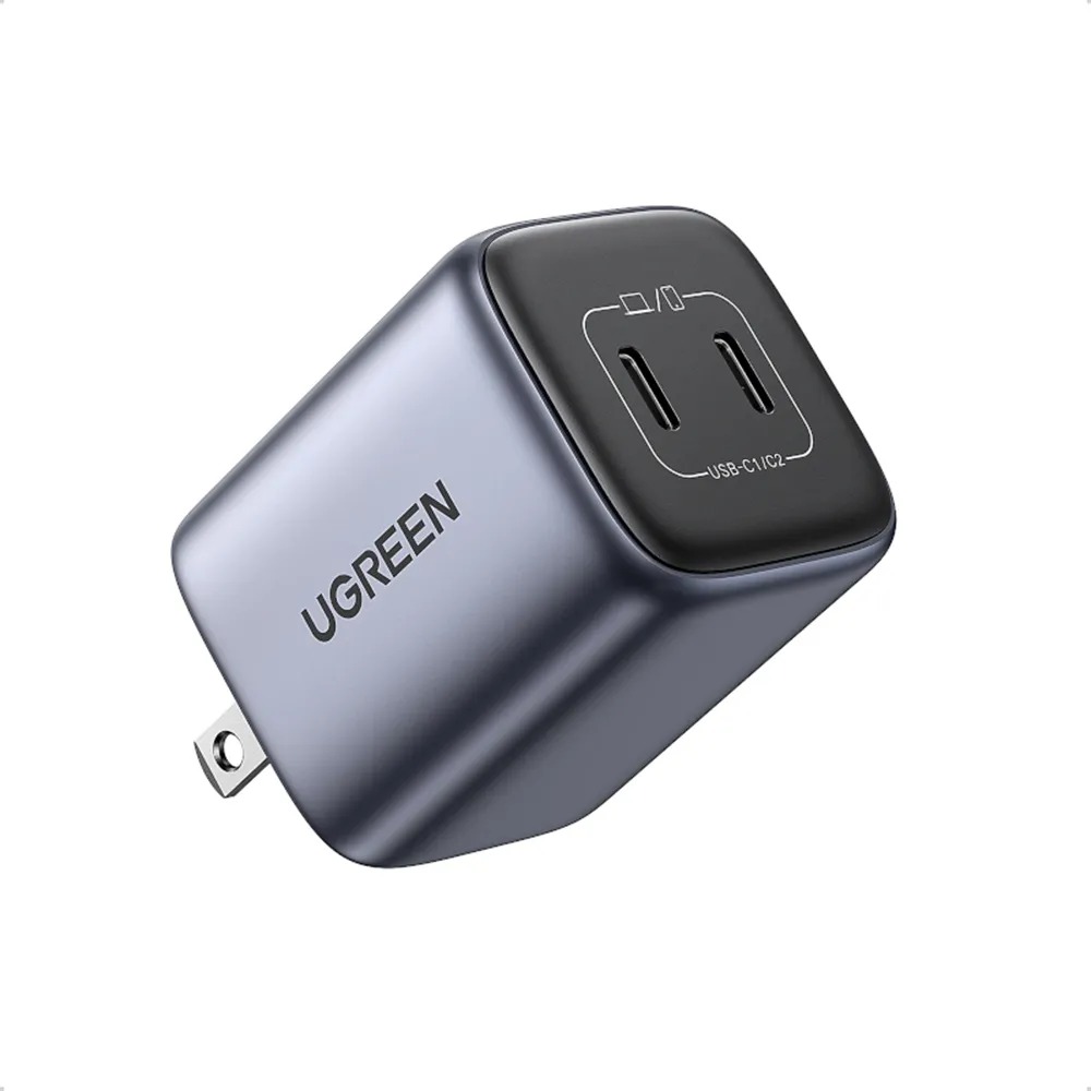 Cargador Ugreen de Pared, 2 USB-C 45W 25W+20W