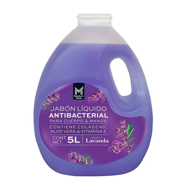 Jabón Líquido para Manos Member's Mark Antibacterial 5 L