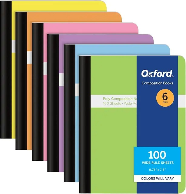 Oxford Cuadernos de Composición, Papel Rayado Ancho, 100 Hojas