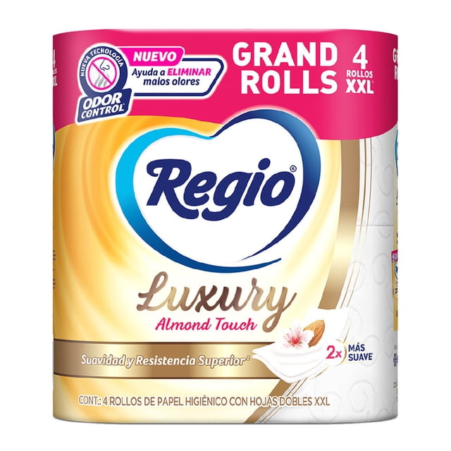 Papel higiénico Regio Luxury Almond Touch
