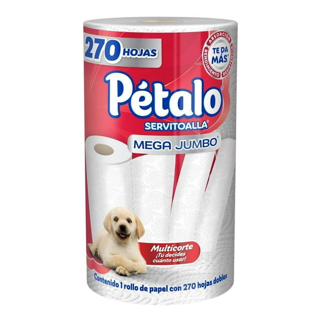 Servitoalla Pétalo Mega Jumbo multicorte con 270 hojas dobles