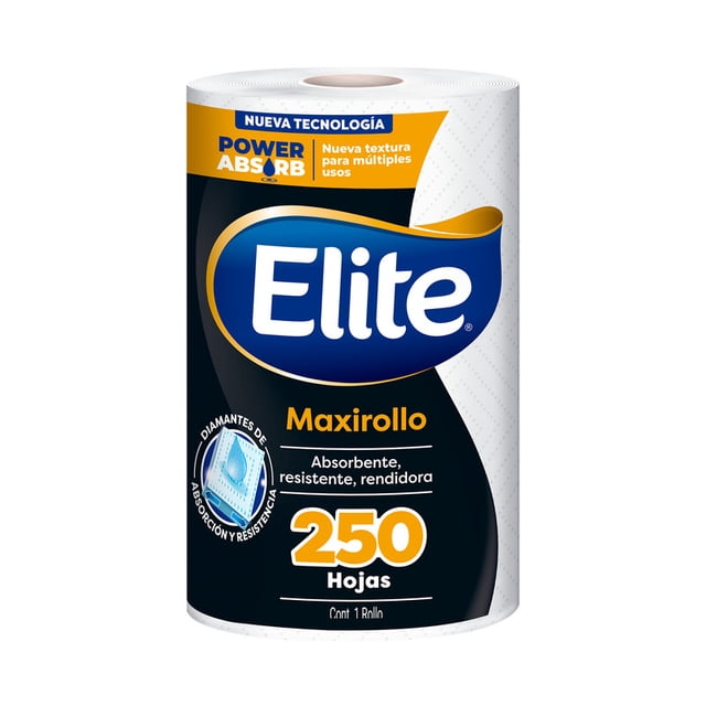 Toalla de Papel Elite Maxirollo 250 hojas dobles