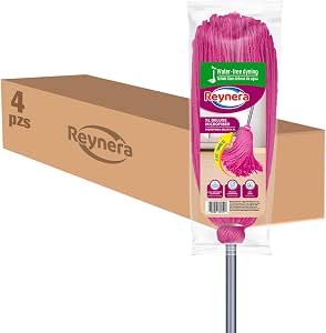 Reynera Set de 4 Trapeadores de Microfibra – Solución Completa para una Limpieza de Calidad