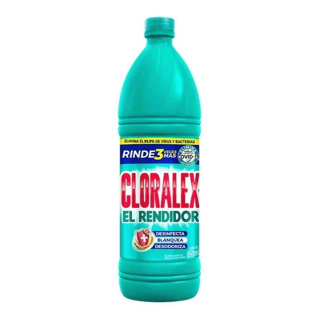 Blanqueador líquido Cloralex El Rendidor
