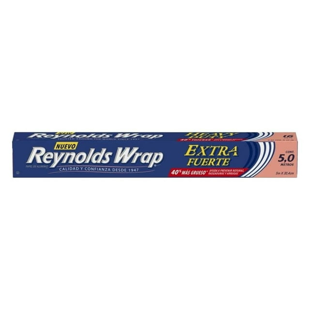 Papel aluminio Reynolds Wrap extra fuerte