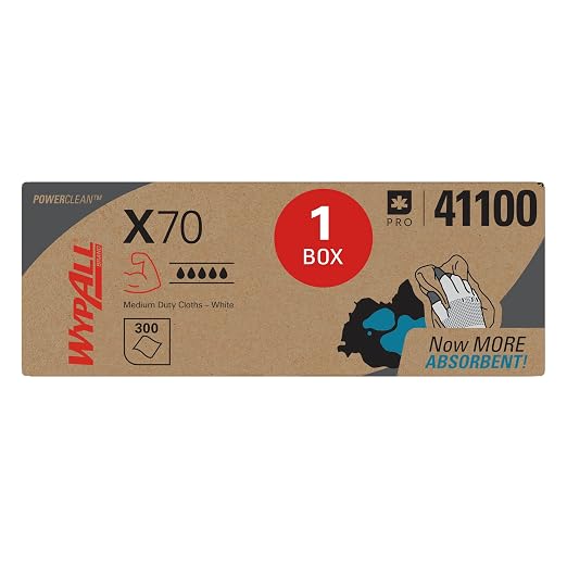 WypAll X70 - Paños reutilizables de uso extendido blanco 300 hojas