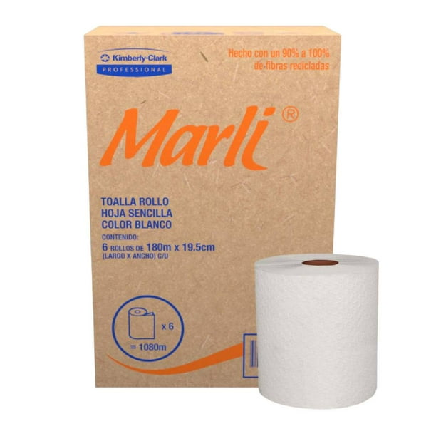 Toalla de Papel Marli Rollos de 180 m