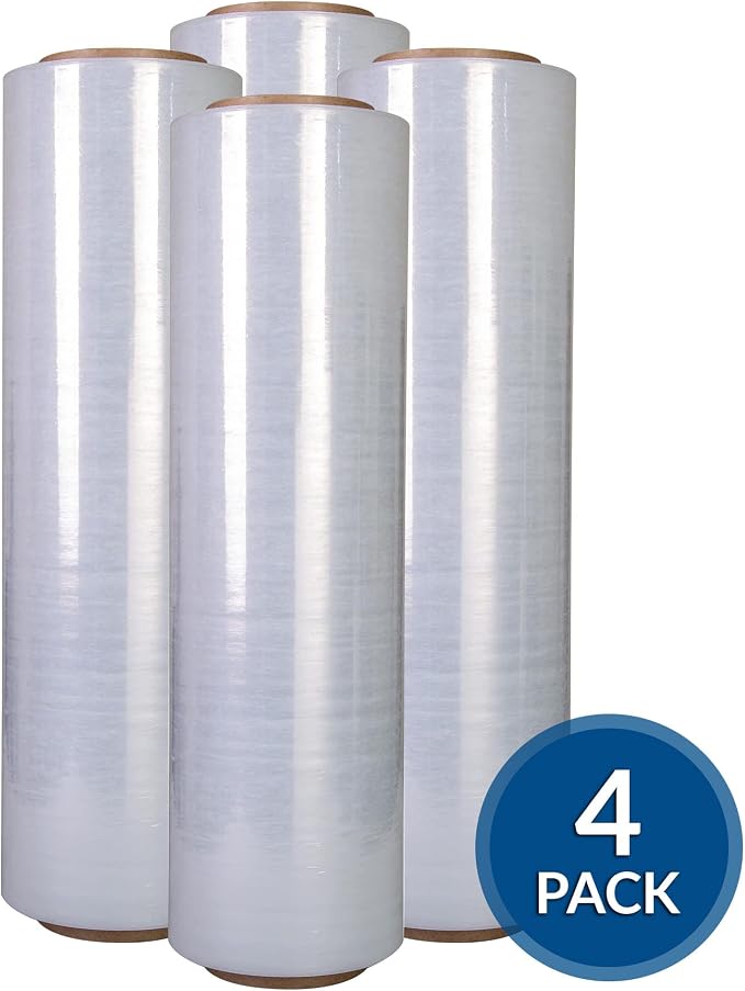 Película Stretch Calibre 70, 1200 Pies de Longitud  de 18 Pulgadas