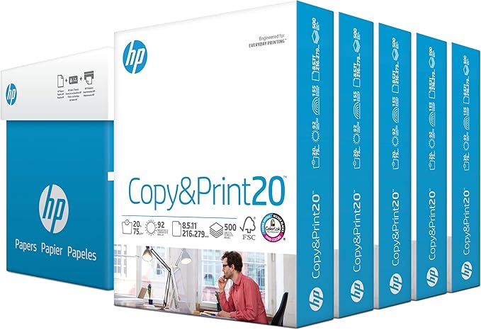 HP Papel | Papel 8.5 x 11 pulgadas | 500 Hojas