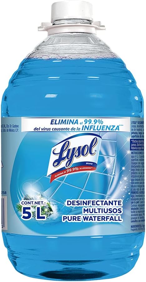 Lysol Limpiador Líquido Desinfectante Multiusos Pure Waterfall Fresh Scent