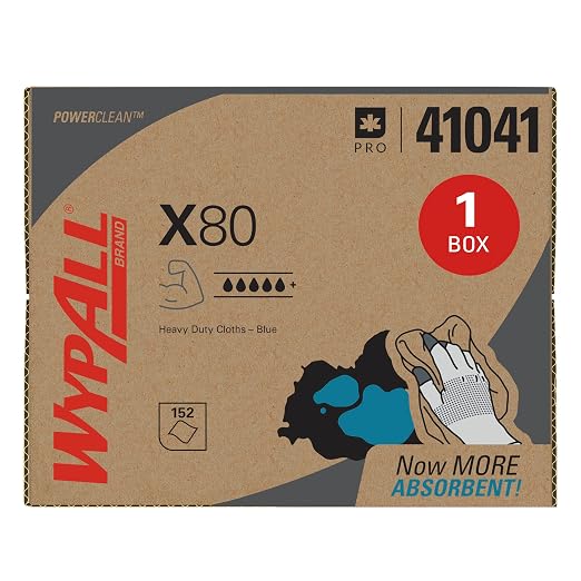 Wypall X80 Toallas Reusables Azul 160 Hojas