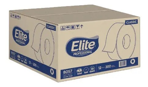 Papel Higiénico Bobina Elite Blanco 180 Metros