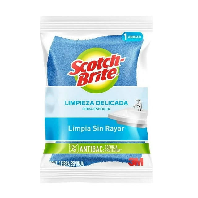 Fibra esponja 3M Scotch-Brite cero rayas